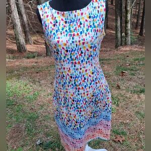 Isle by Melis Kozan Colorful Sleeveless Dress Size Large